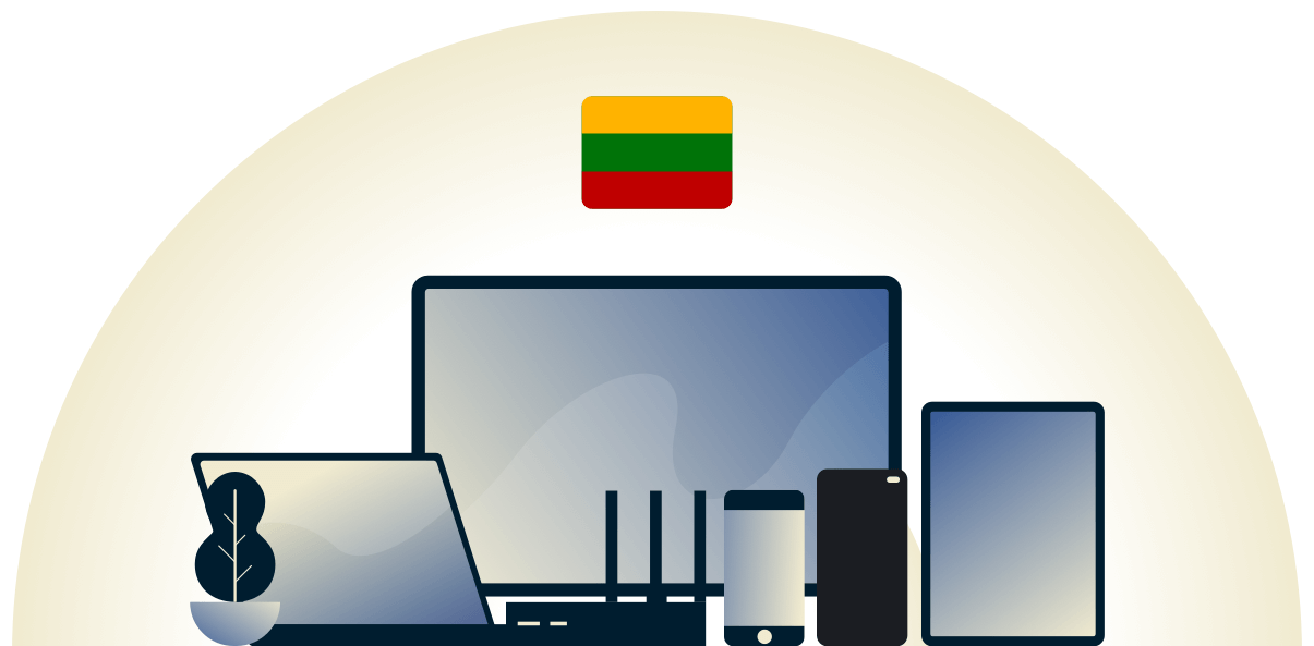 UN VPN lituanien prot&eacute;geant une vari&eacute;t&eacute; d'appareils.