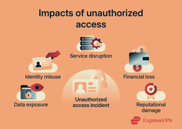 Common risks associated with unauthorized access